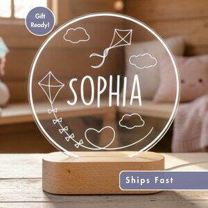 Custom Kite LED Lamp – Unique Playful Nightlight for Kids’ Rooms